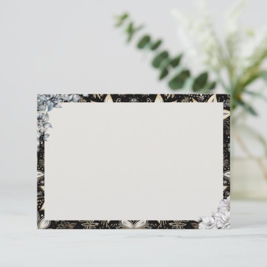 Midnight Majesty Blank Recept Kaart (Staand voorkant)