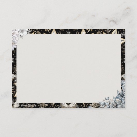 Midnight Majesty Blank Recept Kaart (Achterkant)