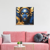 Midnight Majesty Canvas Afdruk (Insitu (Woonkamer))