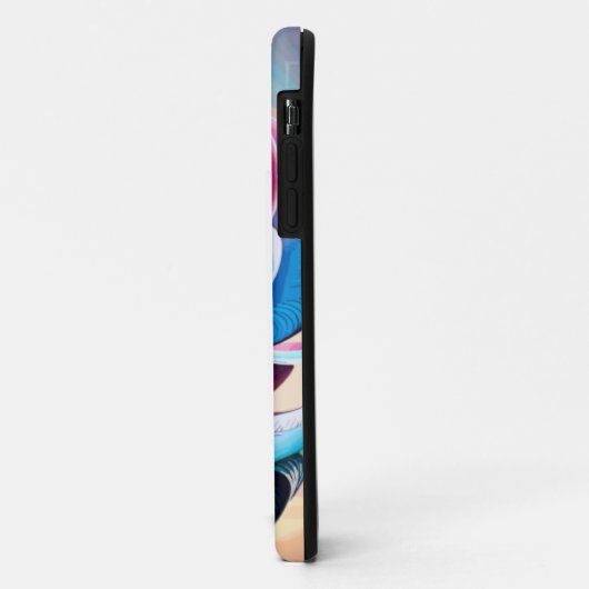 Midnight Majesty's The Dark Beauty of Black Rozen Case-Mate iPhone Case (Achterkant/links)