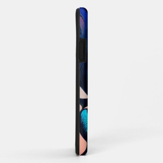 Midnight Majesty's The Dark Beauty of Black Rozen Case-Mate iPhone Case (Achterkant/rechts)