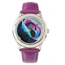 Midnight Majesty's The Dark Beauty of Black Rozen Horloge