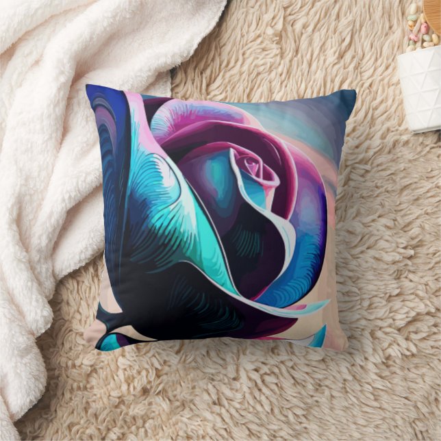 Midnight Majesty's The Dark Beauty of Black Rozen Kussen (Deken)