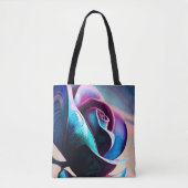Midnight Majesty's The Dark Beauty of Black Rozen Tote Bag (Voorkant)