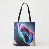 Midnight Majesty's The Dark Beauty of Black Rozen Tote Bag (Voorkant)