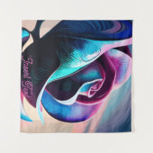 Midnight Majesty's The Dark Beauty of Black Rozen Wandkleed (Voorkant (horizontaal))