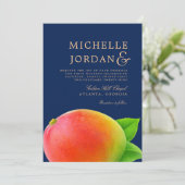 Midnight Mango | Uitnodiging voor weddenschappen (Staand voorkant)