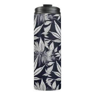 Midnight Maple: Zwart Kleurfeest Design Thermosbeker
