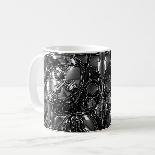 Midnight Marble Mug Koffiemok (Voorkant links)