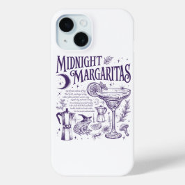 Midnight Margaritas Halloween Shirt iPhone 15 Case