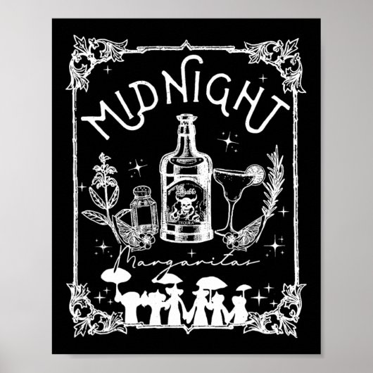 Midnight Margaritas Practical Magic T-shirt Hallow Poster (Voorkant)