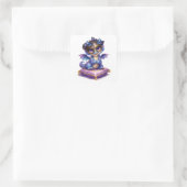 "Midnight Masque Dragon Square Sticker" Vierkante Sticker (Tas)