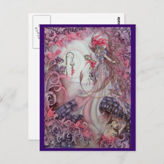 Midnight Masquerade Briefkaart (Voorkant / Achterkant)