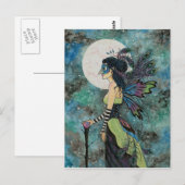 "Midnight Masquerade" Briefkaart Fantasy Art (Voorkant / Achterkant)