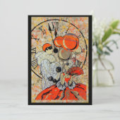 Midnight Masquerade Couple Kaart (Staand voorkant)