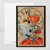 Midnight Masquerade Couple Kaart (Voorkant / Achterkant)