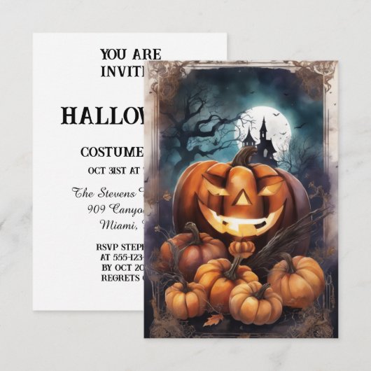 Midnight Masquerade: de ultieme hal Kaart (Voorkant / Achterkant)