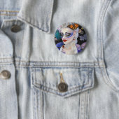 Midnight Masquerade Fairy Ronde Button 5,7 Cm (In situ)