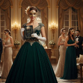 Midnight Masquerade formal birthday Kaart