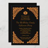 Midnight Masquerade Halloween Kostuum Feest Kaart (Voorkant / Achterkant)