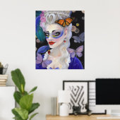 Midnight Masquerade Poster (Thuiskantoor)