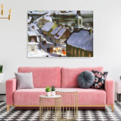 Midnight Mass, fijn kunstschilderij Canvas Afdruk (Insitu (Woonkamer))