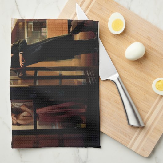 Midnight Matinee 2 Theedoek (Quarter Fold)