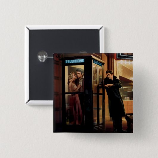 Midnight Matinee 2 Vierkante Button 5,1 Cm (Voorkant /achterkant)