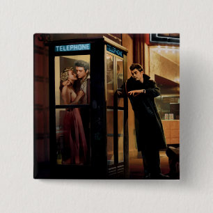 Midnight Matinee 2 Vierkante Button 5,1 Cm