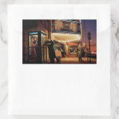 Midnight Matinee Rechthoekige Sticker (Tas)