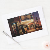 Midnight Matinee Rechthoekige Sticker (Envelop)