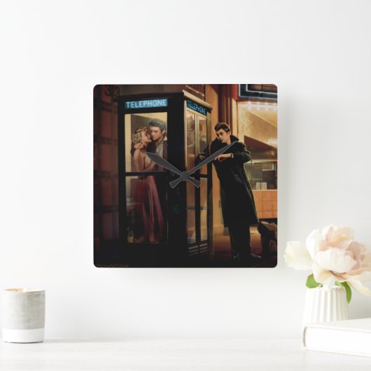 Midnight Matinee Vierkante Klok (Huis)