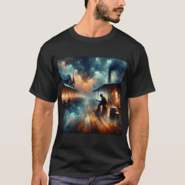 Midnight Melodies: Enigmatic Blues Tee T-shirt