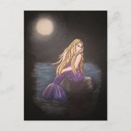 Midnight Mermaid Briefkaart