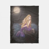 Midnight Mermaid Fleece Blanket Deken (Voorkant)