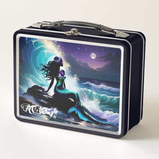 Midnight Mermaid Metal Lunchbox (Voorkant)