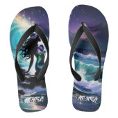 Midnight Mermaid paar Teenslippers (Voetbed)
