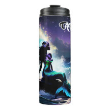Midnight Mermaid Thermal Tumbler