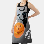 Midnight Mischief beroemd gemaakt door Haunted Scr Schort (Insitu)