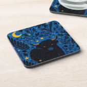 Midnight Moo Coasters Bier Onderzetter (Linkerzijde)