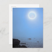 Midnight Moon | Arctic, Svalbard Briefkaart (Voorkant / Achterkant)