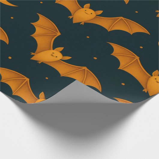 Midnight Moon Bats Cadeaupapier (Hoek)