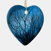 Midnight Moon Keramisch Ornament (Rechts)