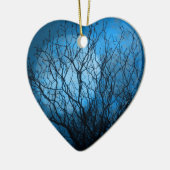 Midnight Moon Keramisch Ornament (Links)