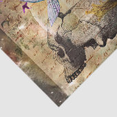 Midnight Moon Magic Spell Frog Decoupage Tissuepapier (Detail)