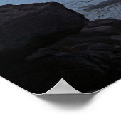Midnight Moon | Noordpoolgebied, Svalbard Poster (Hoek)