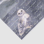 Midnight Moon, Owl and Feather Decoupage Tissuepapier (Detail)