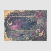 MIDNIGHT MOON TUIN DECOUPAGE TISSUE PAPIER (Voorkant)