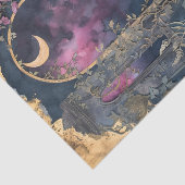 MIDNIGHT MOON TUIN DECOUPAGE TISSUE PAPIER (Detail)