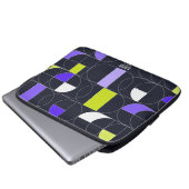 Midnight Mosaic Laptop sleeve (Voorkant onderkant)